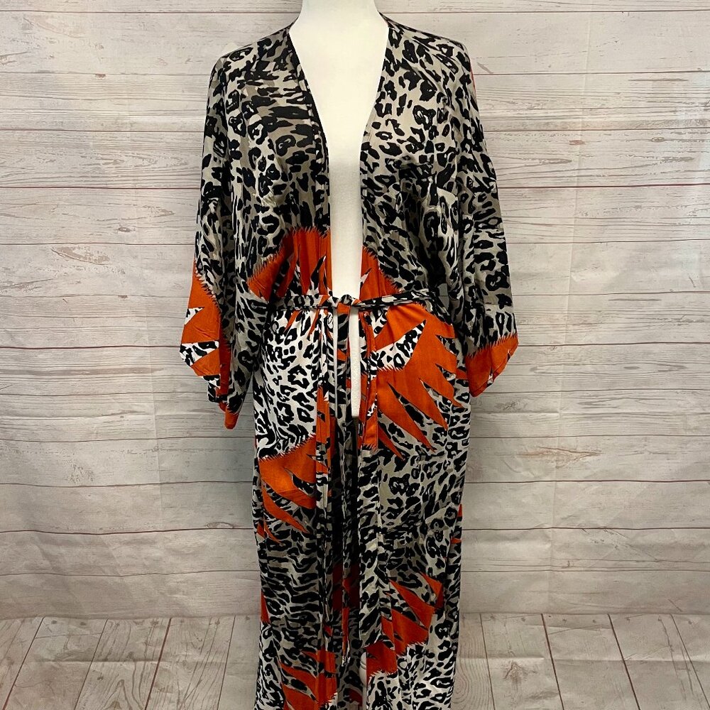 Cleo Gatzeli Summer Tales Kimono Cover Up Robe